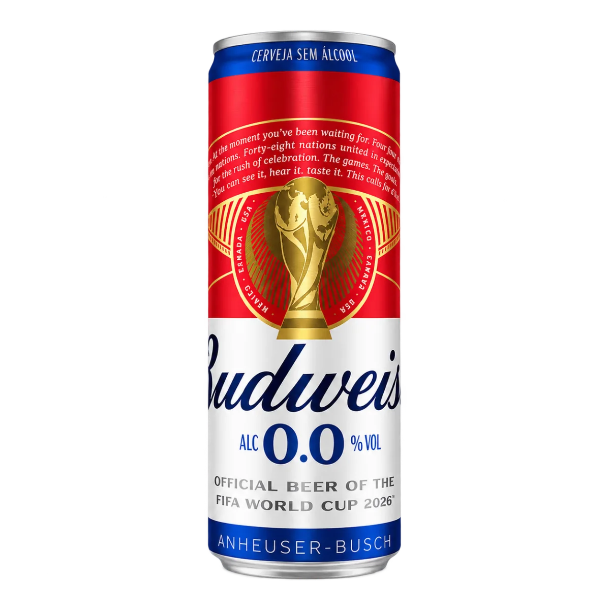 Budweiser Zero Lata 350ml 350ml