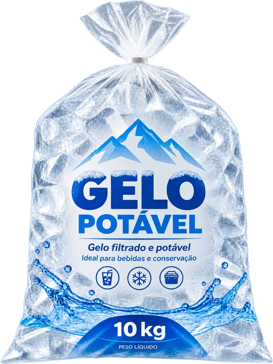 Gelo Potável 10kg 10kg