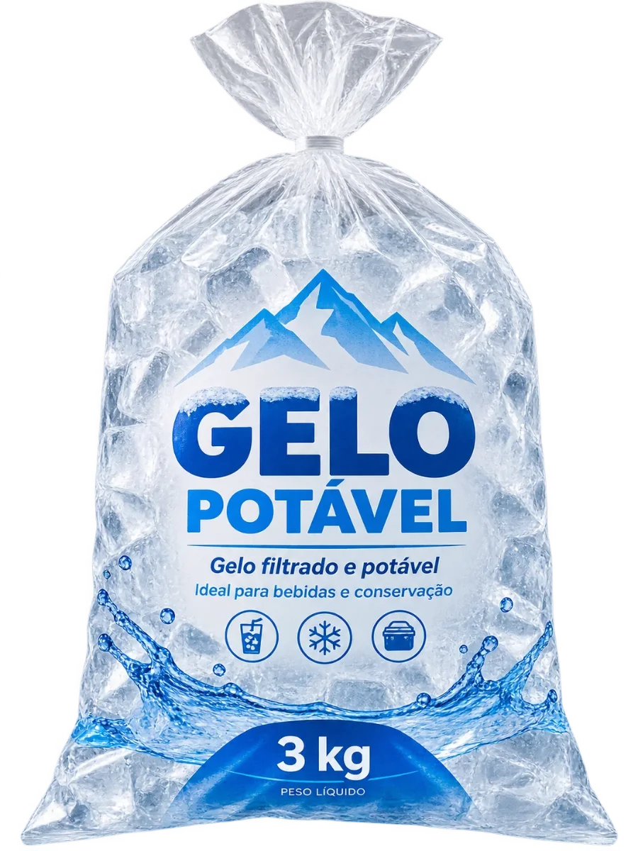 Gelo Potável 3kg 3kg